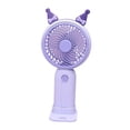 thumbnail image 1 of GUOOL Handheld Fan Makeup Fan 1 Wind Speed Mini Portable Fan for Travel Summer Outdoor Ears, 1 of 9