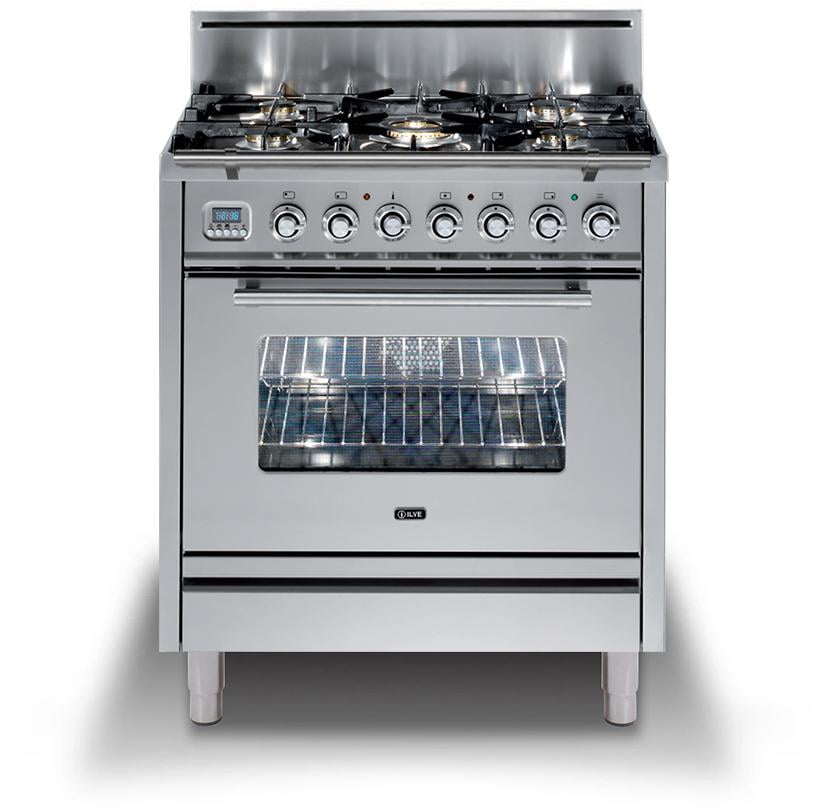 Ilve UPW76DVGGIXLP Professional Plus Series 30 Inch Gas Convection