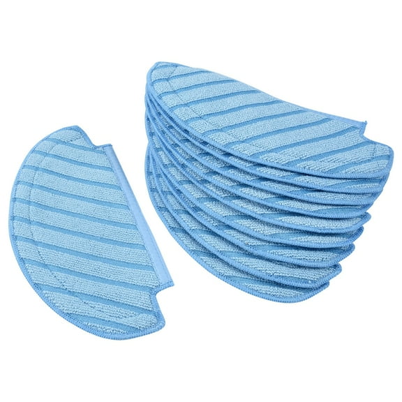 10Pcs Mop Cloths Cleaning Pads for Ozmo T8 T8 Max N8 / N8 Pro Vacuum Cleaner Accessories