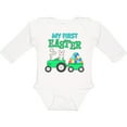 thumbnail image 3 of Inktastic My First Easter Bunny and Tractor Boys or Girls Long Sleeve Baby Bodysuit, 3 of 5