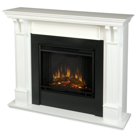 Ashley Indoor Electric Fireplace In White By Real Flame Walmart Com
