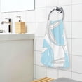 thumbnail image 6 of GZHJMY Hand-Drawn Circles and Starfish Cotton Towels Set 2 Pcs Absorbent Hand Towel Face Towels Kitchen Towels Bath Towels for Bathroom Laundry Room Kitchen 16 x 28 Inches, 6 of 7