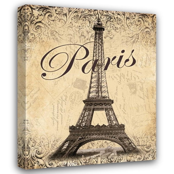 Todd Williams 20x24 Gallery Wrapped Canvas Wall Art Titled - Paris