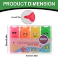 thumbnail image 3 of LYINGF Color Highlighter, 4 Colors Available Color Marker Pen Set, 10ml Highlighters Assorted Colors Pack of Highlighters 1ml, Highlighters, Smear and Bleed Resistant, Long-Lasting and Won't Dry Out, 3 of 7