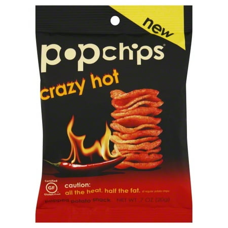 UPC 082666701200 - Popchips Potato Chips, Crazy Hot, 0.7 oz snack packs ...