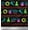Black, variant on Soimoi Black Cotton Voile Fabric Christmas Tree & Gift Text Printed Craft Fabric by the Yard 42 Inch Wide