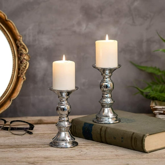 Bougeoirs en Métal pour Piliers, Bougeoirs Votives 2/4/10 Pcs, Petits Chandeliers pour Centres de Table de Mariage, Bougeoirs pour Bougies de 2 Pouces, Décoration Idéale pour Mariages, Événements Spéciaux, Fêtes