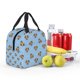 thumbnail image 5 of Fotbe Terrier Bolsa Térmica con Estampado y Forro de Aluminio Grueso Bolsa de Almuerzo con Bolsillo Frontal para Hombres y Mujeres, Ideal para Trabajo, Escuela, 5 of 8