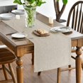 thumbnail image 2 of Mode Light Brown Table Runner, Seasonal Fall Washable Kitchen Dining Table Decoration for Home Party Decor 13x72 Inch, 2 of 8