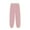 Pink, variant on AherBiu Sweatpants for Women Fleece Lined Thermal Warm Joggers Cinch Bottom Pants Winter Athletic Trousers