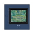 thumbnail image 5 of Water Lily Pond by Claude Monet Framed Wall Art Print, Monet Water Lilies Print, Bridge Horizontal Print, 11x14 2428, 5 of 6