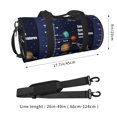 thumbnail image 2 of Fotbe Solar System Pattern Foldable Sports Gym Bag with Wet Dry Pocket, Travel Bag, Large Capacity Duffel Bag, Splash Proof Carry on Bag, Overnight Bag, Weekender Bag, 2 of 6