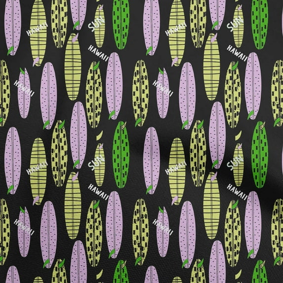 oneOone Viscose Chiffon Pink Fabric Beach Hawai Sewing Material Print Fabric By The Yard 42 Inch Wide