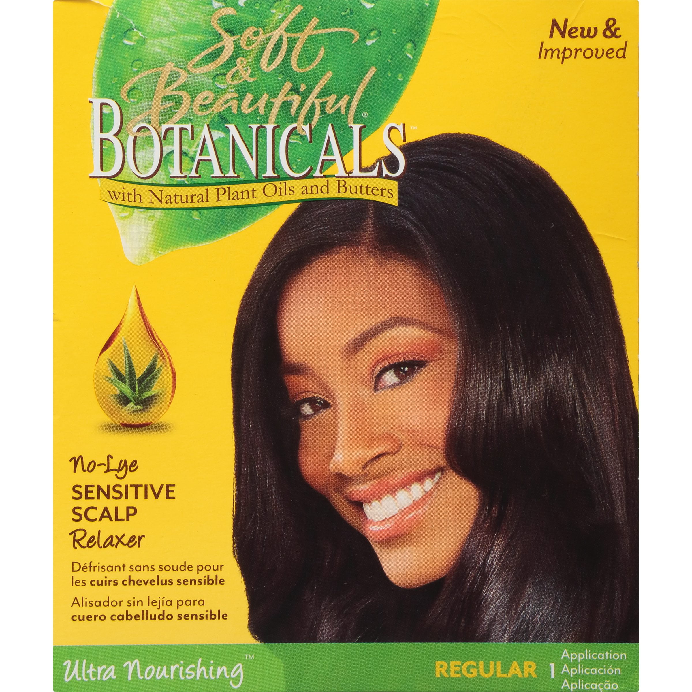 Soft Beautiful Botanicals Relaxer Kit Regular Walmart Com