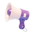 thumbnail image 4 of balikha Mini Megaphone Loud Speaker Keychain Sound Toy ing Role Play Small Bull Bullhorn with Chain for 3, 4, 5, 7, 8 Year Old violet, 4 of 9