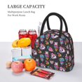 thumbnail image 5 of Fotbe Rainbow Unicorn And Cat Icecream Pattern Lunch Bag, Insulated Lunch Box, Small Leakproof Cooler Food Lunch Containers Reusable High Capacity Lunch Tote Bags for Work, Travel, Outdoor, 5 of 6