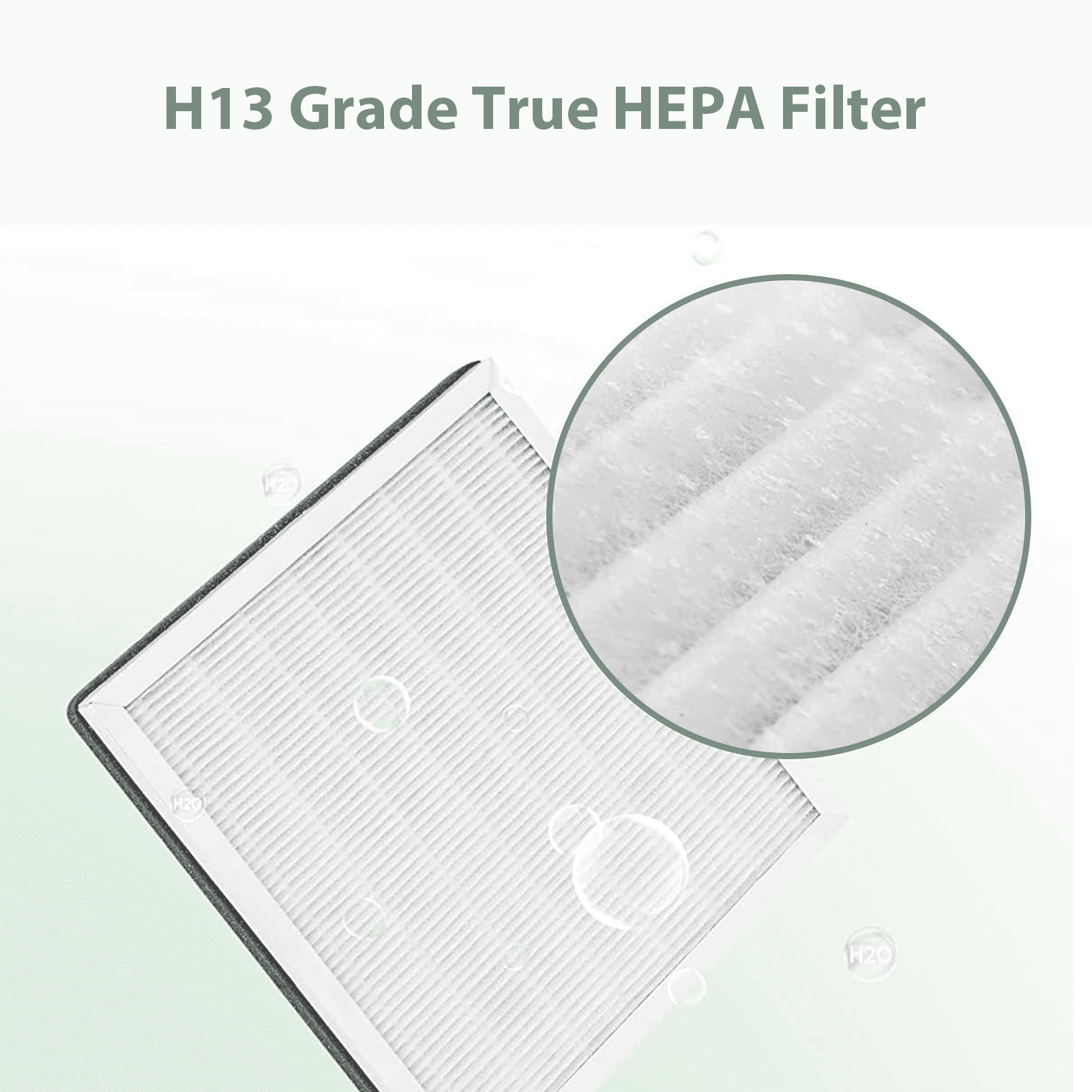 2 Pack HEPA Replacement Filter for PureZone Air Purifier Reduces Smoke 2 HEPA 2 Prefilters Walmart