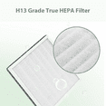 2 Pack 3in1 True HEPA Replacement Filter for Pure Enrichment PureZone