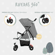 thumbnail image 5 of Carriola de Bastón Linium Plegable Bebé Premium Gris Linium CABEGR, 5 of 10