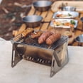 thumbnail image 4 of Estufa de Leña Plegable Portátil para Exteriores, 2 Modelos, de Acero Inoxidable, para Barbacoa, Suministros para Acampar, Estufa de Carbón, 4 of 5