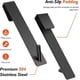 thumbnail image 3 of Shower Door Hooks(7.5 Inch),Stainless Steel Towel Hooks,Heavy Duty Rack Hooks for Robe,Towel-3 Pack-Black, 3 of 4