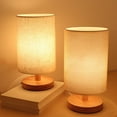 thumbnail image 3 of Dvkptbk Bedside Lamp Night Light Warm White Gift Wood Table Lamp, 3 of 7