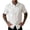 #01 White 【Mix & Match: Choose Your Favorites】, variant on Men's Quick Dry Short Sleeve Shirt, Casual Henley Button Down, Solid Color, Breathable & Stretch Nylon Spandex, for Beach, Vacation, Hiking, Daily Wear, Summer Beach | Zenithor,White L