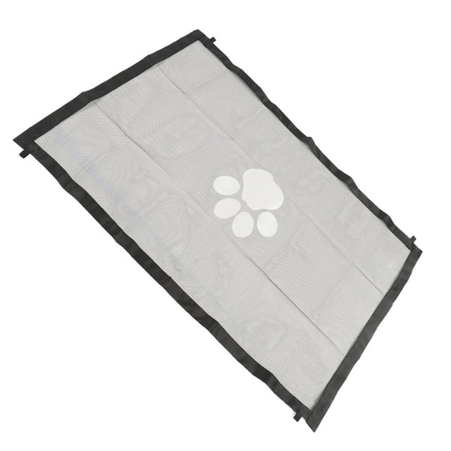 Puerta para Perros, Puerta de Malla para Perros, Valla de Seguridad, Puerta de Escalera para Mascotas, Puerta de Malla Plegable Portátil, Protector Seguro para Perros Suaves,