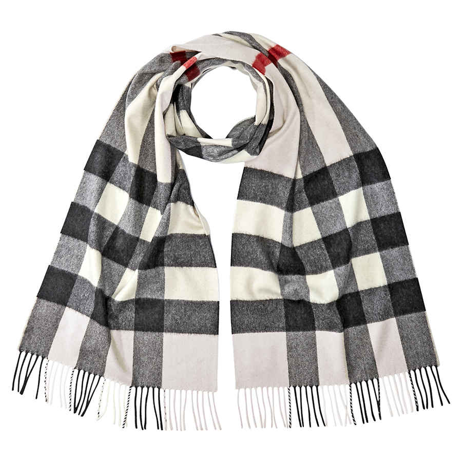 Burberry Mega Check Cashmere Scarf 