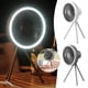 thumbnail image 2 of Round Fan Light with Tripod Stand Lightweight Quiet Airs Cooler Fan for Picnic Camping, 2 of 5
