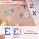 thumbnail image 2 of Uxcell 50 piezas de parches de letras planchados, 1.4" alfabeto E bordado, aplique de tela para coser con adhesivo para reparar ropa, chaquetas, vestidos, calcetines, jeans, sombreros, bricolaje., 2 of 6