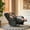 Gray, variant on MOONMISS Recliner Chair, Comfortable Lay-Flat Sofa for Living Room, Beige