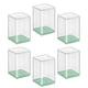 thumbnail image 1 of Organizador de almacenamiento apilable de decoración multiusos con 6 vitrinas transparentes Verde, 1 of 7
