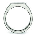 thumbnail image 2 of Stainless Steel Polished with CZ Ring 9 Size, 2 of 6
