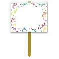 thumbnail image 1 of Beistle 54911 Panneau de Jardin Blanc - Pack de 6, 1 of 2