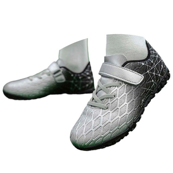 CAIVO Boys Cleats Youth Outdoor Sports Training Football Shoes With Rubber Sole Leisure Child Footwear