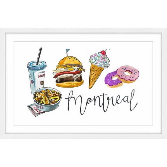"Montreal Indulgence" Framed Painting Print