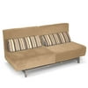 Ultra Swivel Futon Sofa Bed and Lounger, Khaki