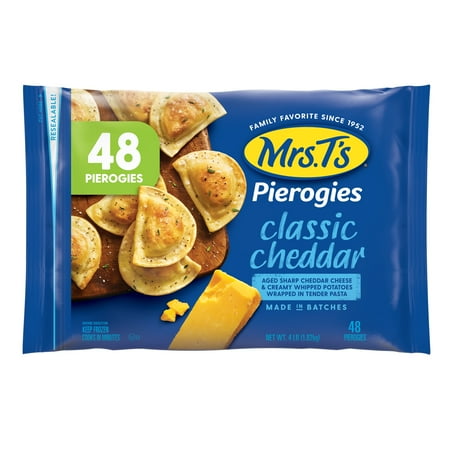 Mrs. T's Classic Cheddar Pierogies, 48ct (Frozen)