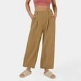 thumbnail image 2 of FNFYFH Clearance Wide Leg Pants for Women Solid Wide Leg Pant with Pockets，Green, 2 of 8