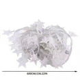 thumbnail image 3 of Meggemo Star String Lights USB Powered Five Pointed Star Fairy Lights Christmas Room Decoration Lighting Holiday Products Gifts, 3 of 8