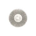 thumbnail image 1 of Amdohai 8-Inch Bench Wire Wheel Brush Stainless Steel for Bench Grinder Polishing Deburring Rust & Paint Removal 1pc, 1 of 6