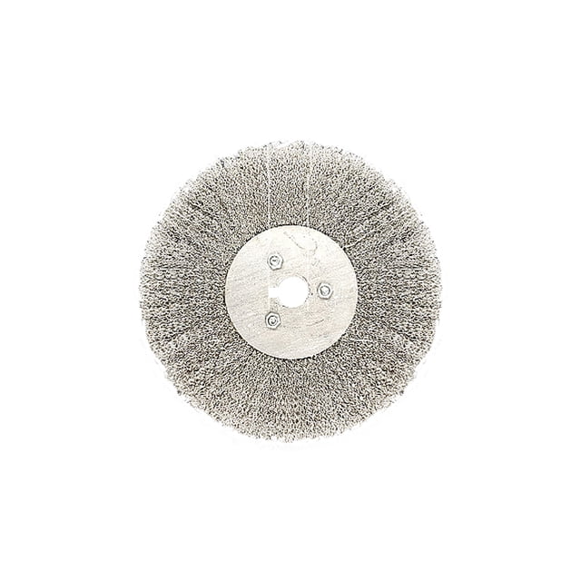 Amdohai 8-Inch Bench Wire Wheel Brush Stainless Steel for Bench Grinder Polishing Deburring Rust & Paint Removal 1pc