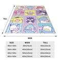 thumbnail image 4 of Hello Kitty Fleece Blanket Super Soft Cozy Throw Blanket 60"X50", Lightweight Fuzzy Comfy Flannel Blanket Warm Plush Throw Blankets For Couch, Sofa, Bed, 4 of 7