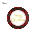 thumbnail image 2 of NWOKYZGH 10Pcs 7" Merry Christmas Dinnerware Set - Christmas Tree Paper Plates, Party Supplies for 10 Guests, 2 of 6