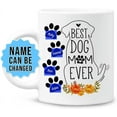 thumbnail image 4 of Personalized Mug Rocking The Dog Mom Life Mugs for Dog Lovers Mother's Day Thanksgiving Birthday Christmas Best Gifts For Fur Mama from Daughter Son Custom Coffee Mug 11Oz 15Oz (4 Dogs), 4 of 7