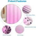 thumbnail image 4 of Ombre Shower Curtain Sets for Bathroom Gradient Light Pink Stall RV Decor Modern Rose Pink Waterproof Fabric Farmhouse Room Partition Hotel Bathtub Shower Curtain with Hooks 84x72inches, 4 of 6