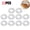 10 PCS, variant on Reusable Elastic Aluminum Foil Food Cover, Heat Resistant Washable Lid for Leftover Storage