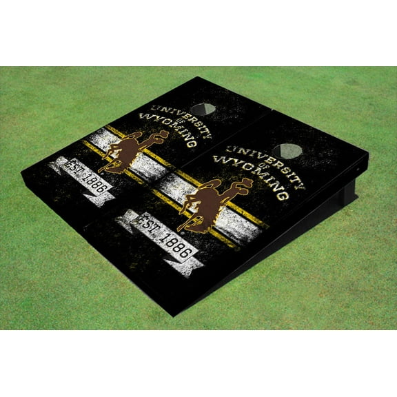 University Of Wyoming Cowboys Solid EST Themed Cornhole Boards