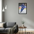 thumbnail image 4 of Auston Matthews Framed 20x29 Canvas Maple Leafs Action-V, 4 of 5